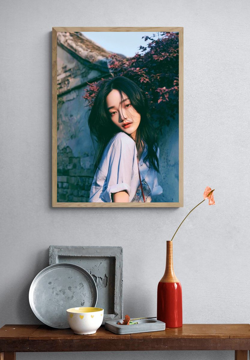 Dreamy Portrait Photography Poster. — room view 3