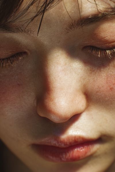 Serene Portrait Close-Up Poster.