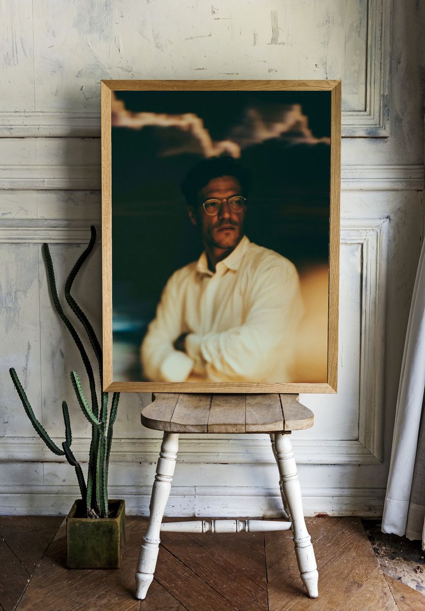 Moody Portrait Photography Poster. room preview