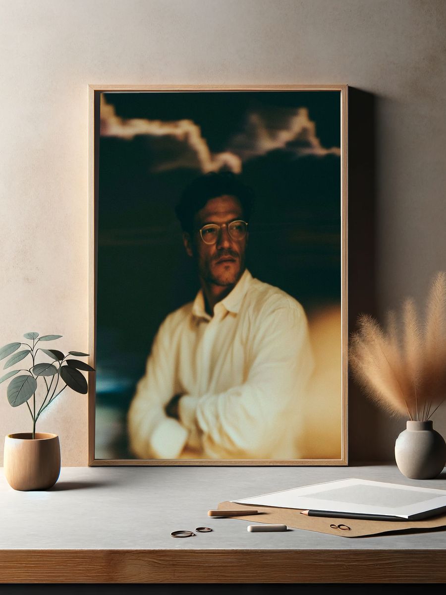 Moody Portrait Photography Poster. — room view 2