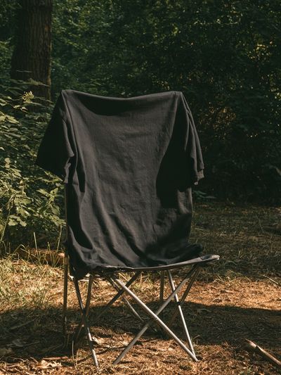 Forest Camping Chair Photography Poster.