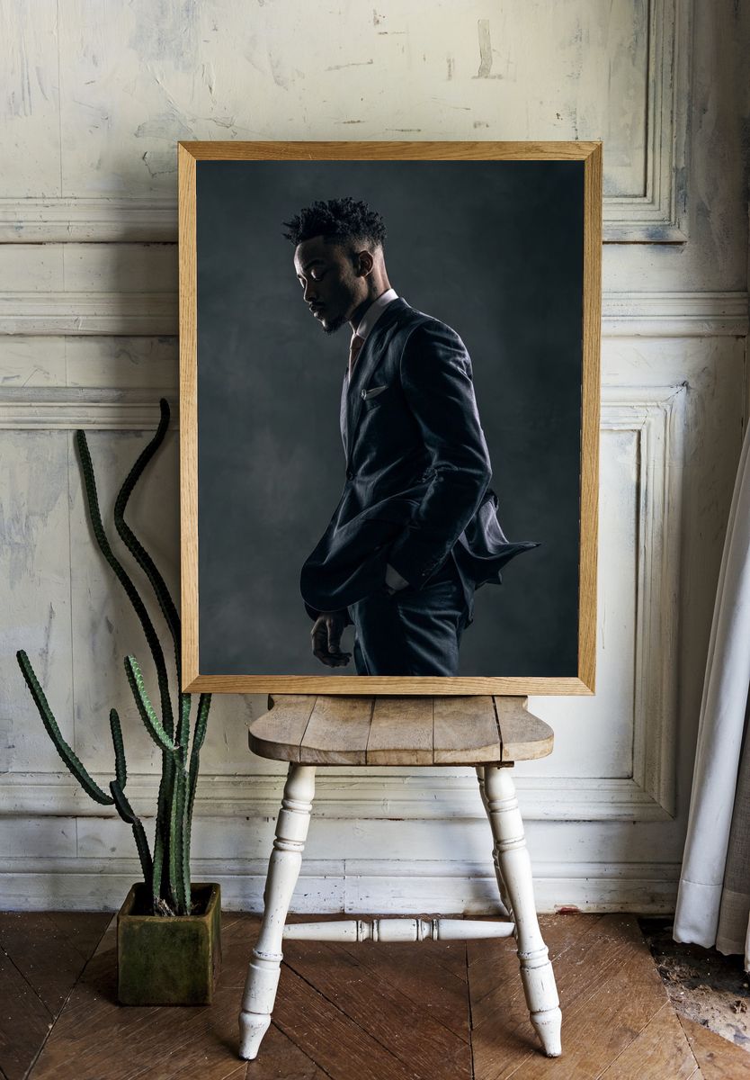 Elegant Portrait Photography Poster. room preview