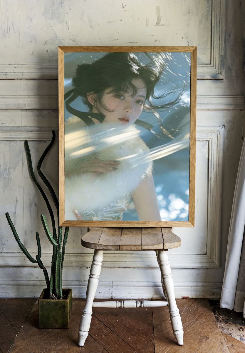 Dreamy Portrait Photography Poster. — room view 1