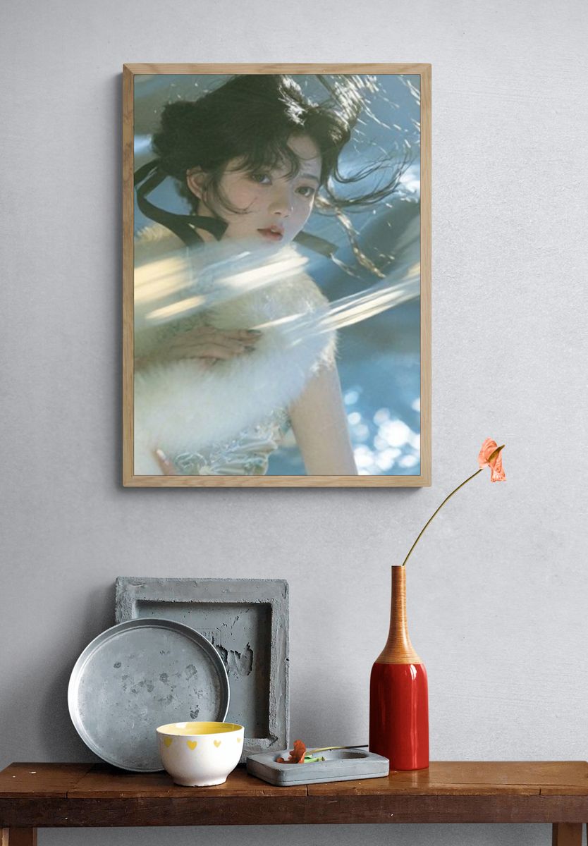Dreamy Portrait Photography Poster. — room view 3
