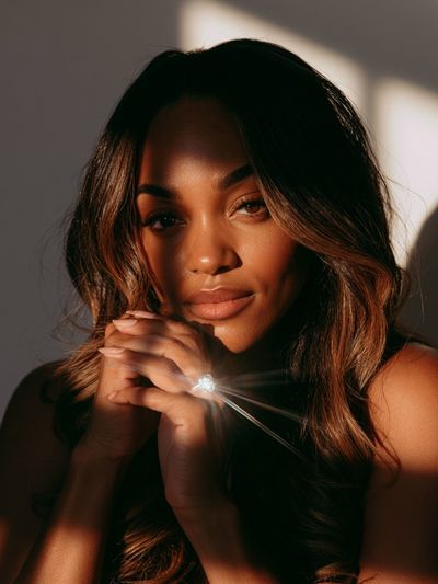 Golden Light Portrait Poster.