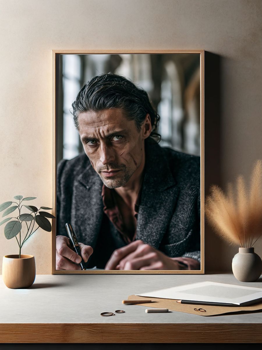 Intense Portrait Photography Poster. — room view 2