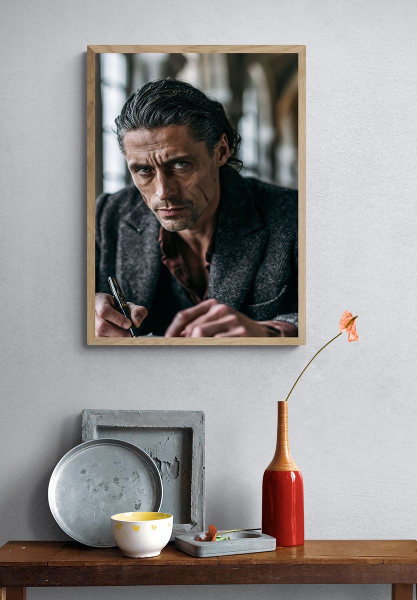 Intense Portrait Photography Poster. — room view 3