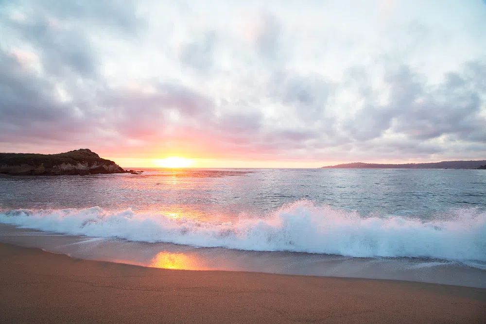 Pacific Coast Sunset Monterey, California. poster — photography art