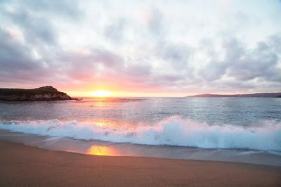 Pacific Coast Sunset Monterey, California. poster print