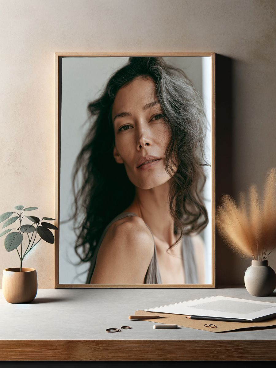 Soft Portrait Photography Poster. — room view 2