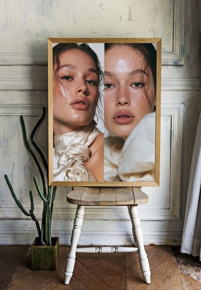 Editorial Portrait Photography Poster. room preview
