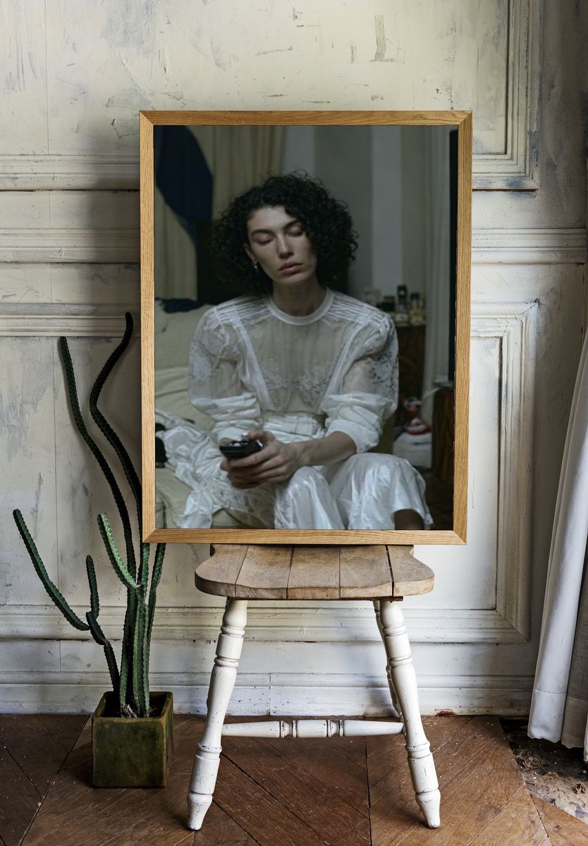 Quiet Portrait Photography Poster. — room view 1