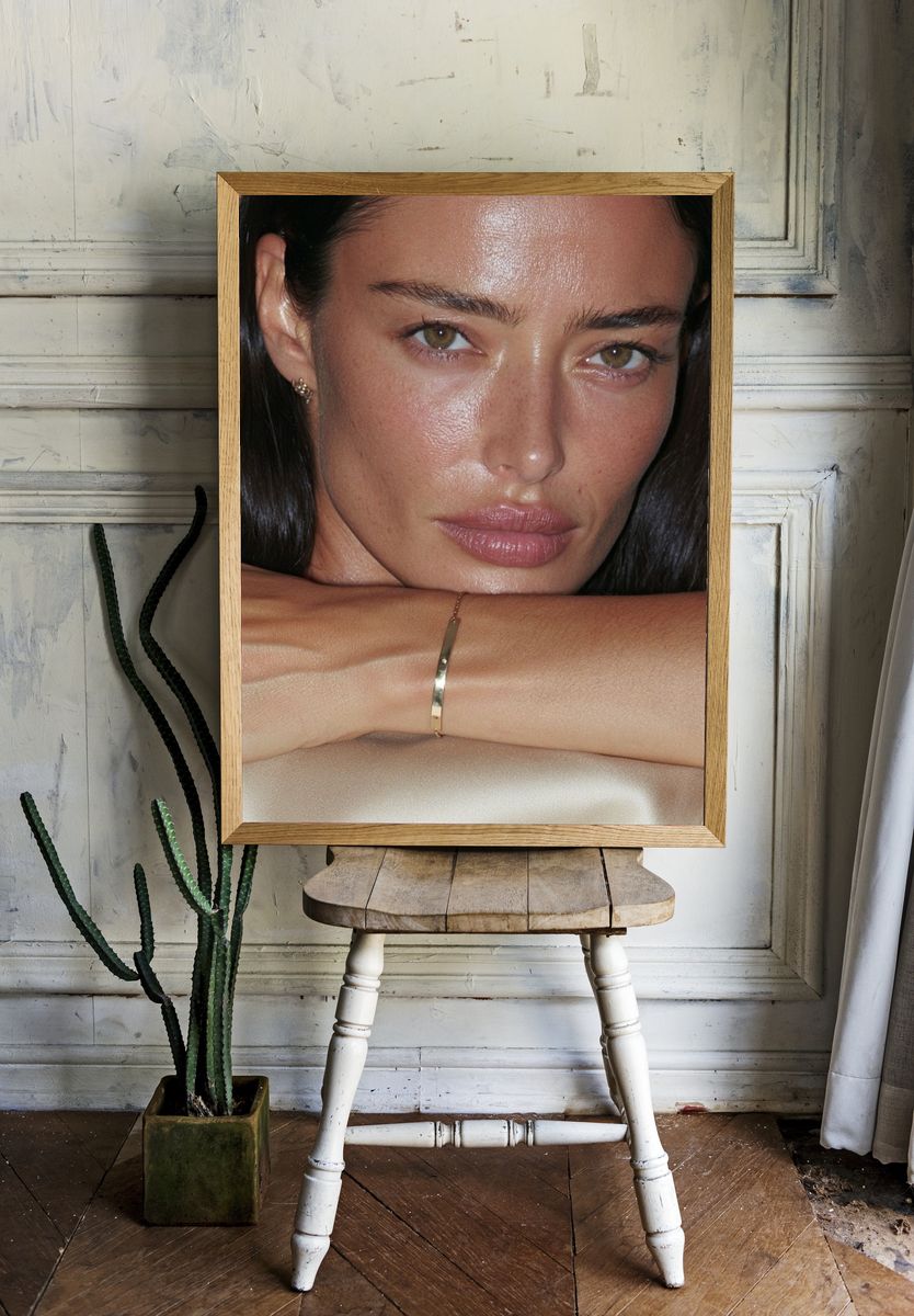 Elegant Woman Portrait Print. — room view 1