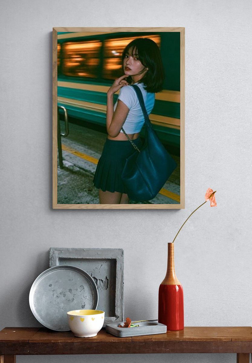Subway Portrait Photography Poster. — room view 3