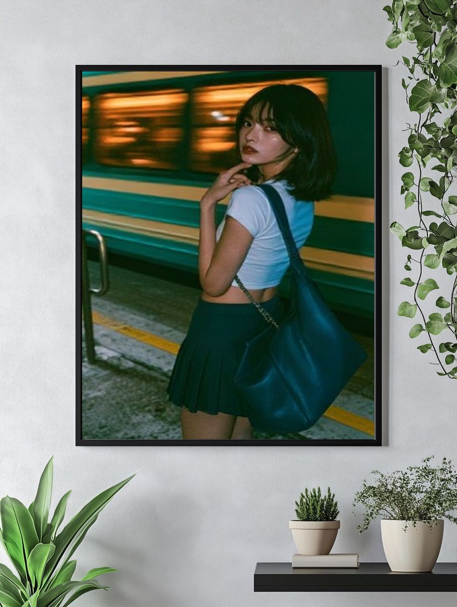 Subway Portrait Photography Poster. — room view 4