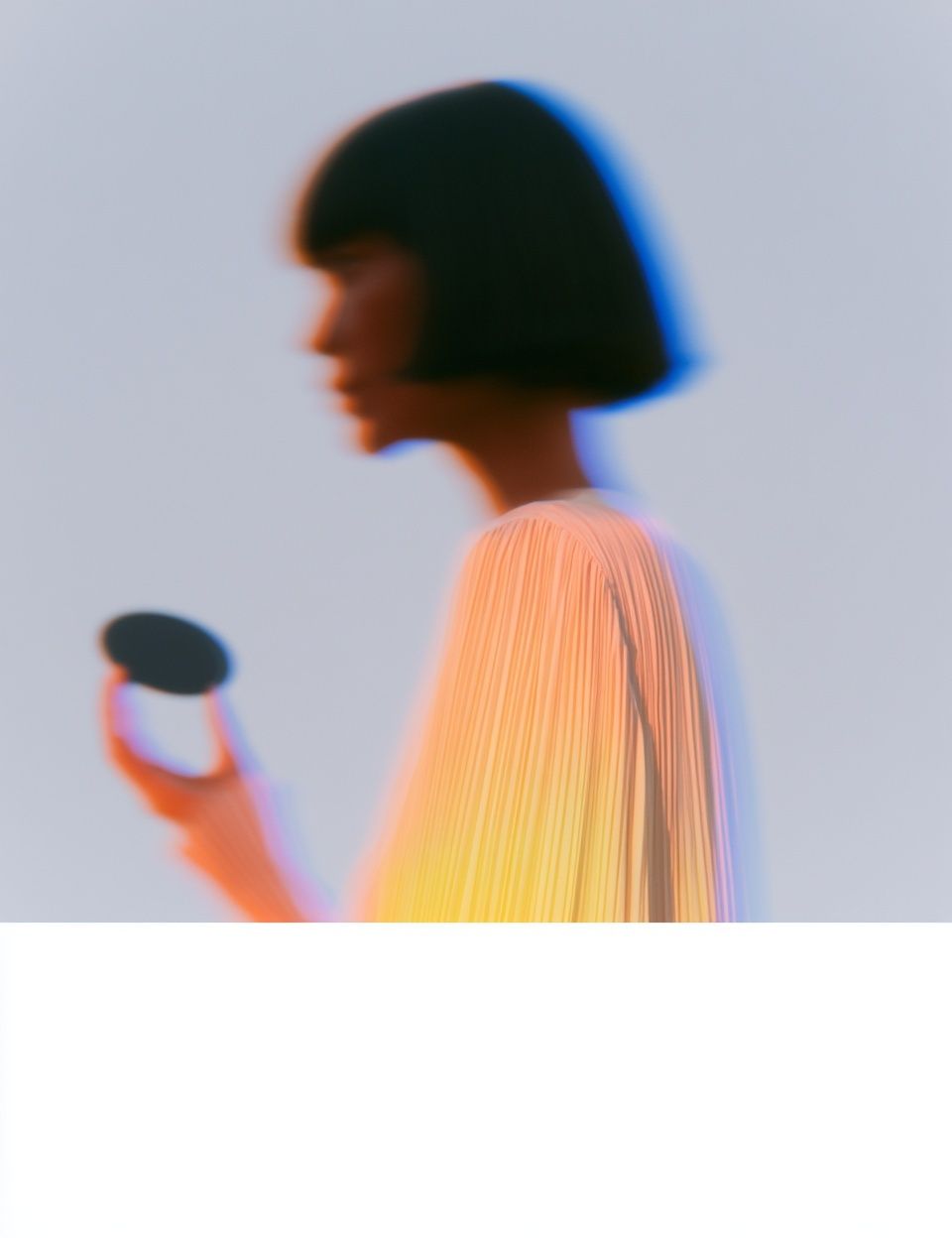 Blurred Portrait Photography Poster. poster — photography art