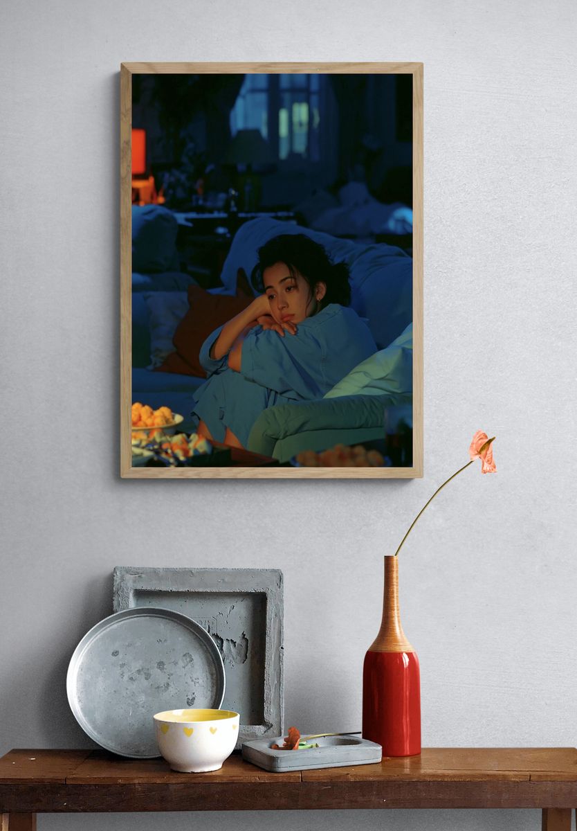Blue Hour Portrait Poster. — room view 3