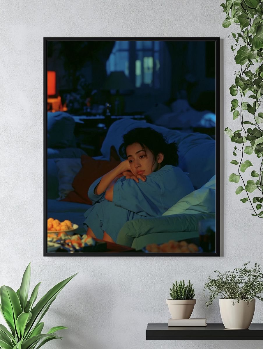 Blue Hour Portrait Poster. — room view 4