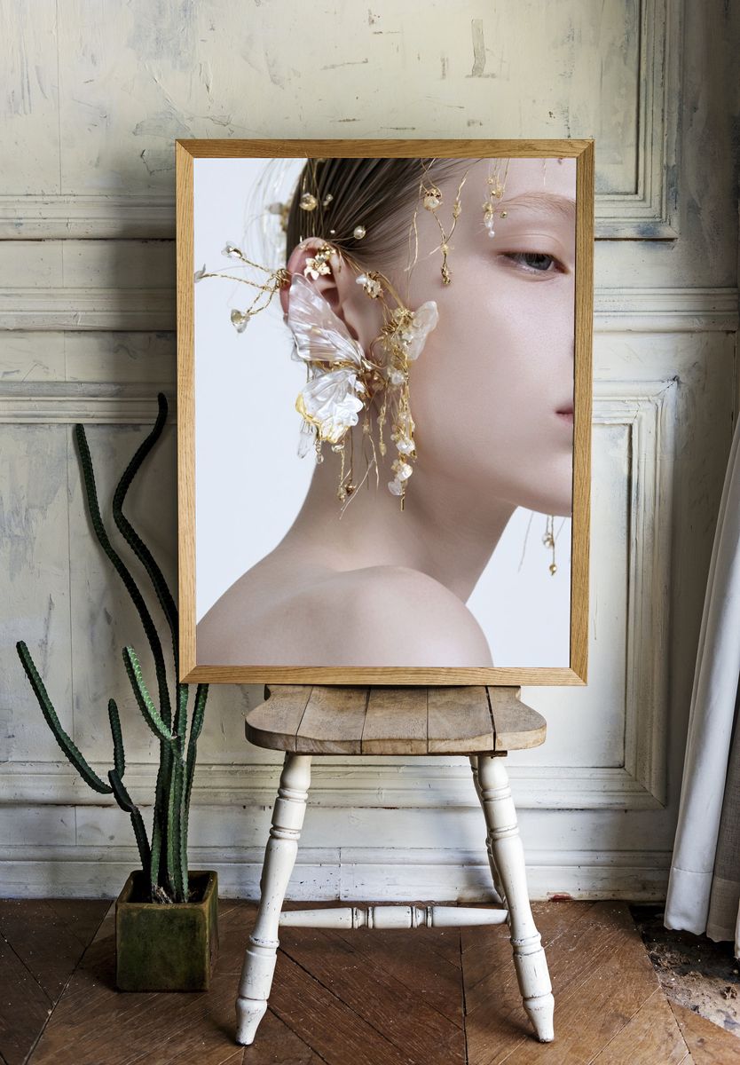 Ethereal Portrait Photography Poster. room preview