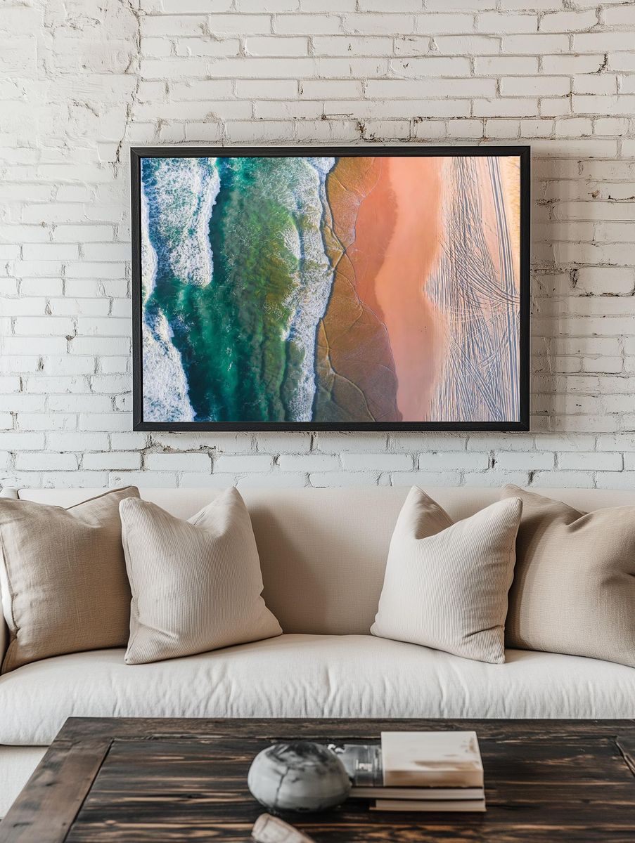 Drone view beautiful beach crystal. — room view 1