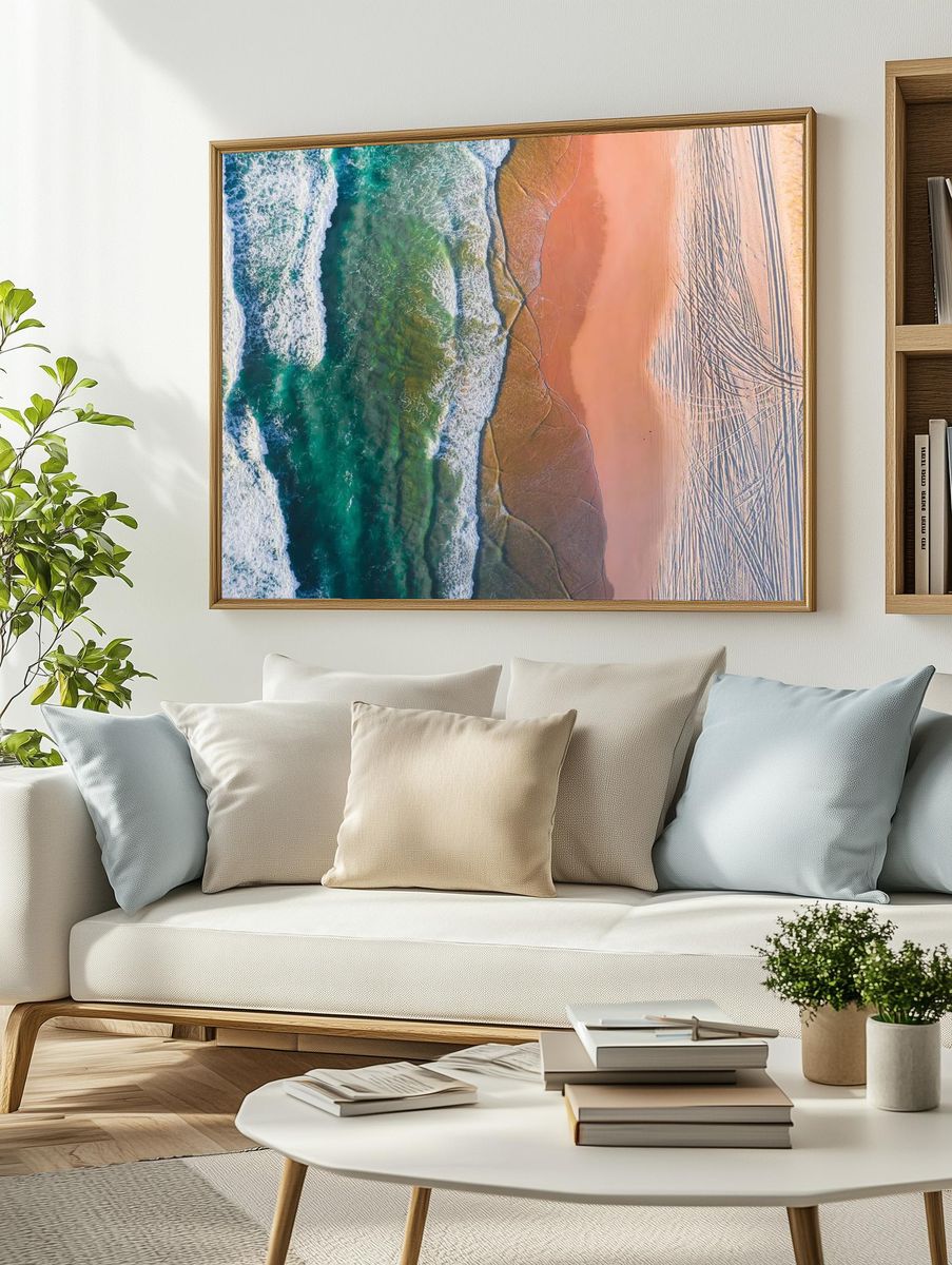 Drone view beautiful beach crystal. — room view 2
