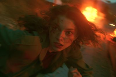 Surreal Portrait Motion Blur Poster.