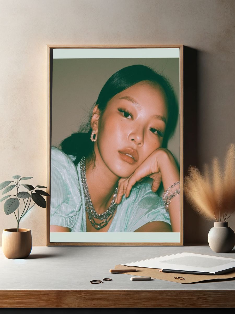 Soft Glam Portrait Print. — room view 2