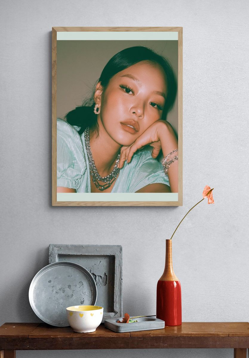 Soft Glam Portrait Print. — room view 3