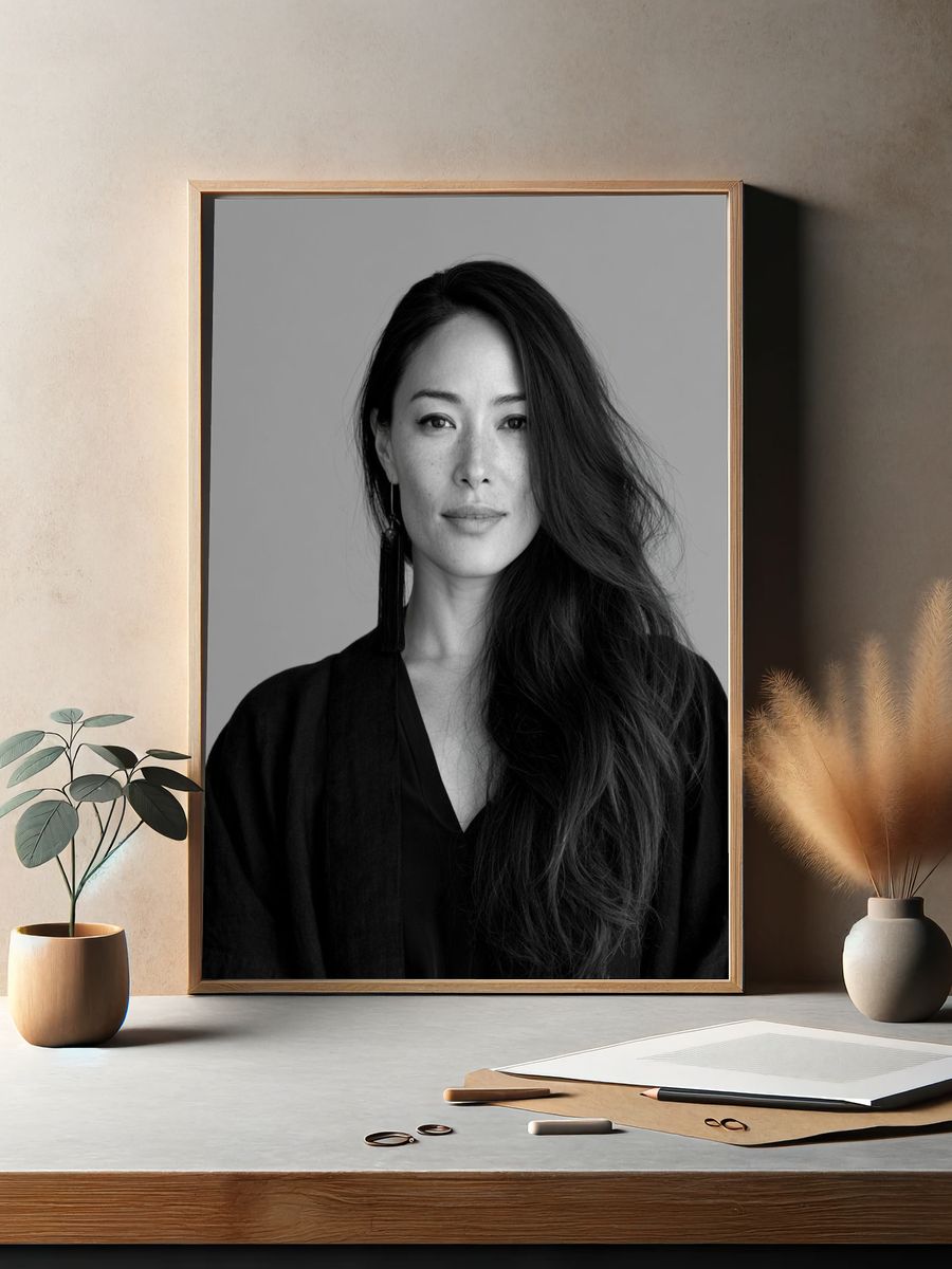 Elegant Woman Portrait Print. — room view 2