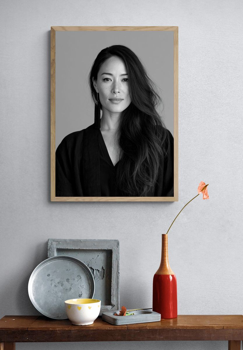 Elegant Woman Portrait Print. — room view 3