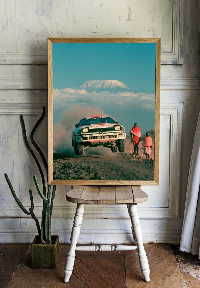 Toyota Rally at Kilimanjaro Poster. room preview