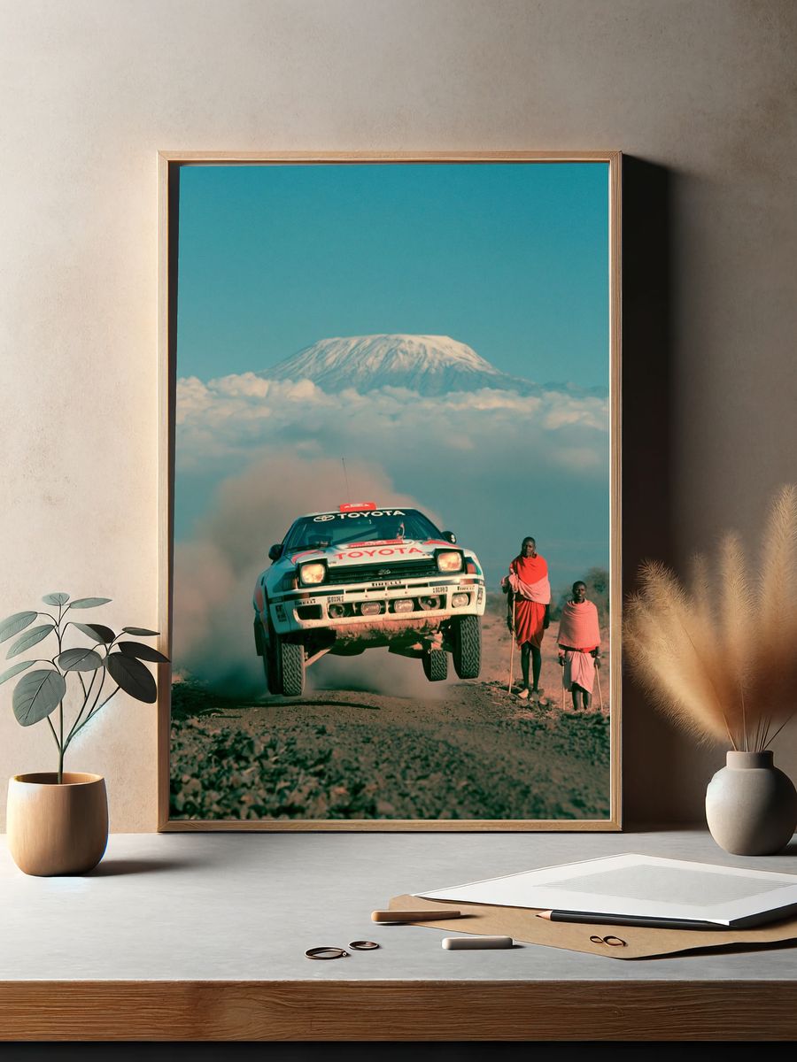 Toyota Rally at Kilimanjaro Poster. — room view 2