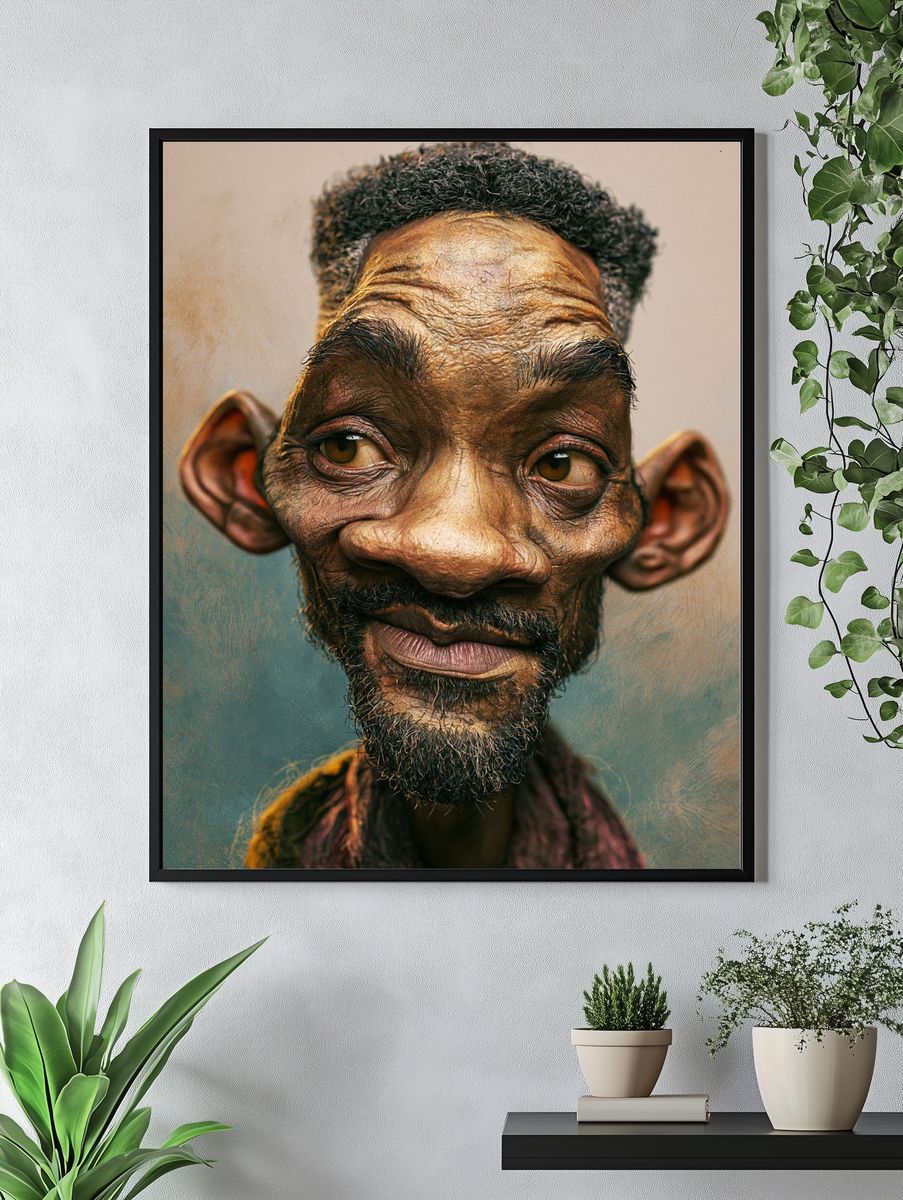 Expressive Portrait Photography Poster. — room view 4