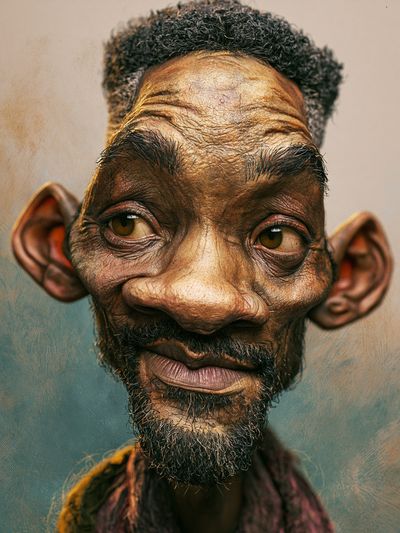 Expressive Portrait Photography Poster. poster