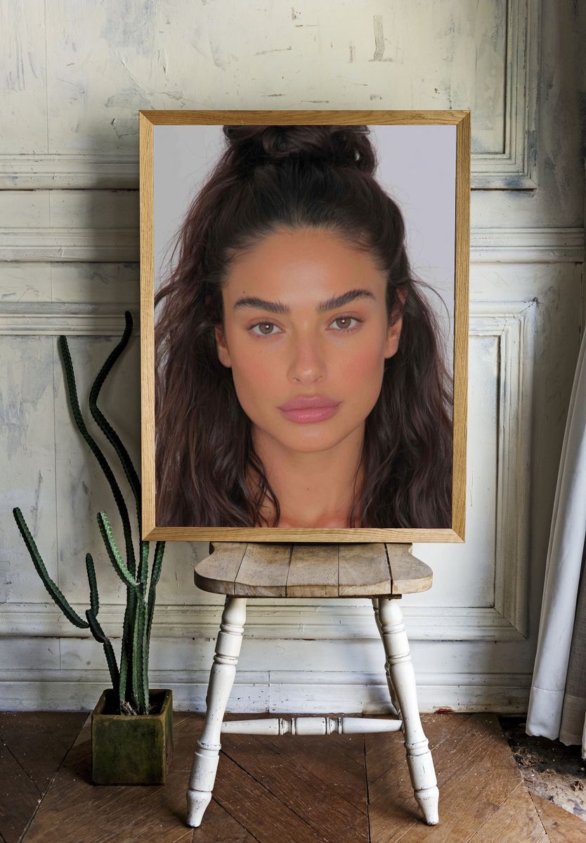 Woman Portrait Photography Poster. room preview