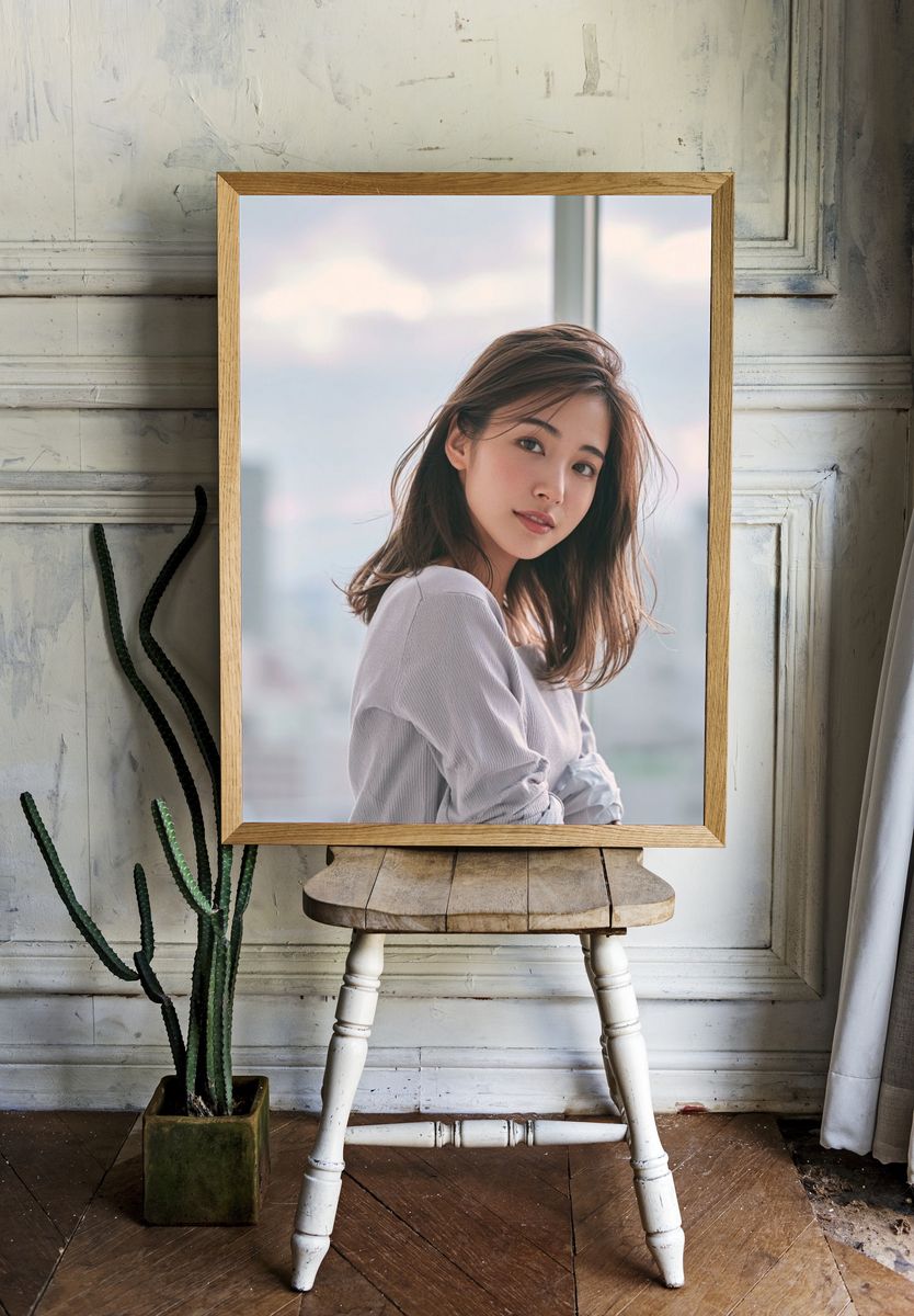 Soft Light Portrait Photography Poster. room preview