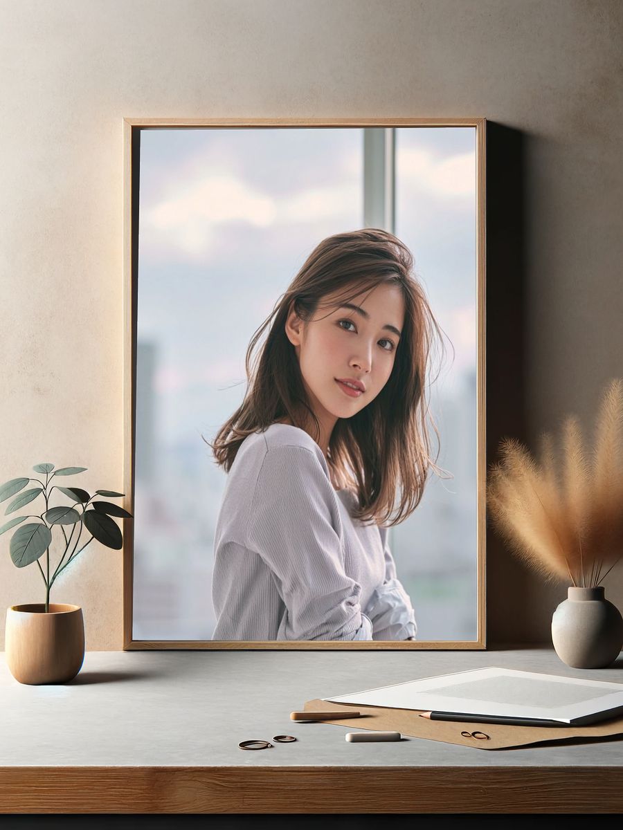 Soft Light Portrait Photography Poster. — room view 2