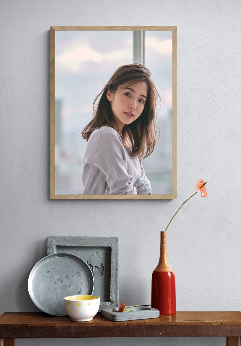 Soft Light Portrait Photography Poster. — room view 3