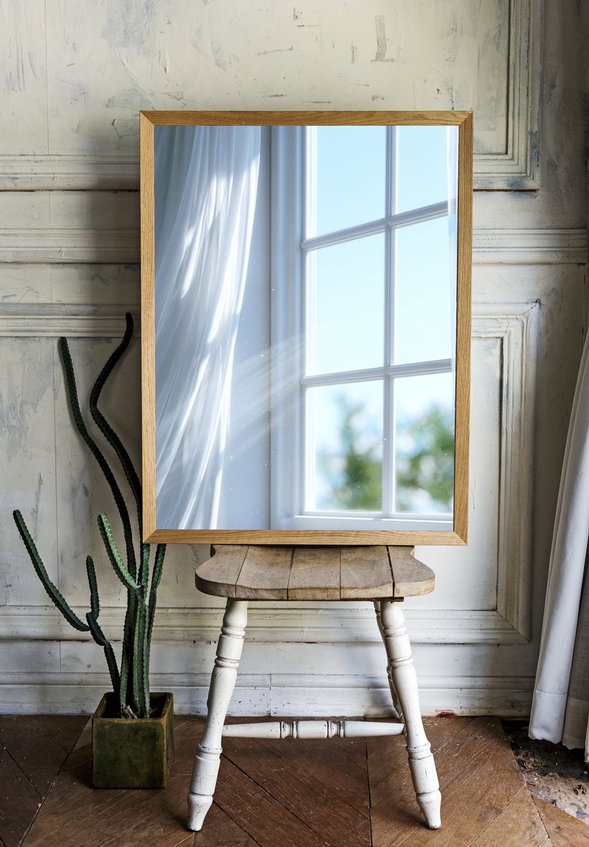 Sunlit Sheer Curtains Photography Print. — room view 1