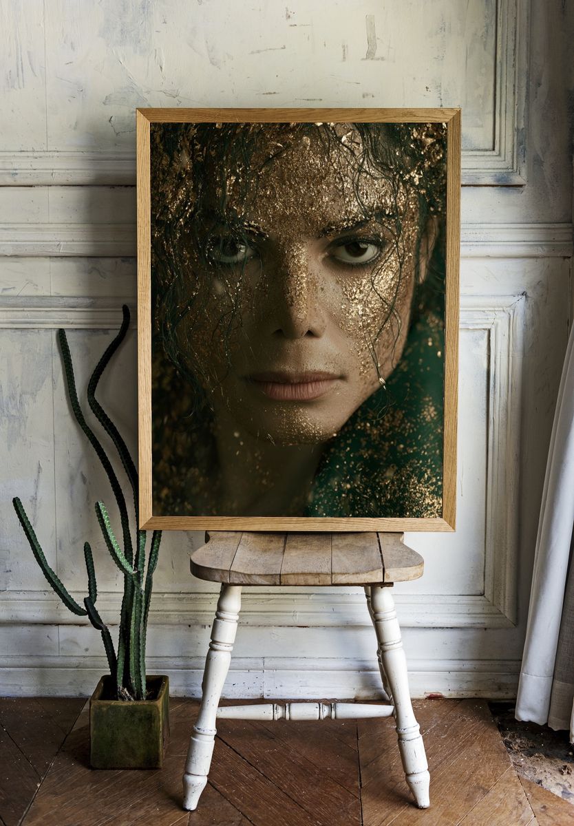 Gilded Portrait Photography Poster. room preview