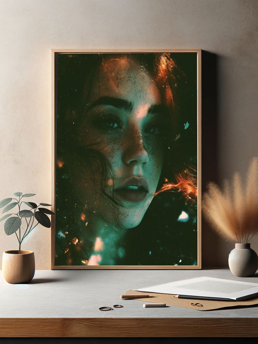 Dreamlike Portrait Photography Poster. — room view 2