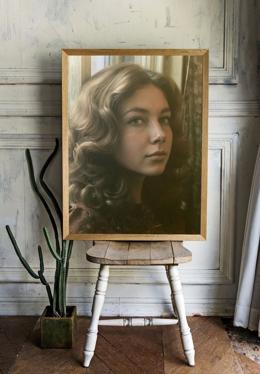 Vintage Portrait Photography Poster. room preview