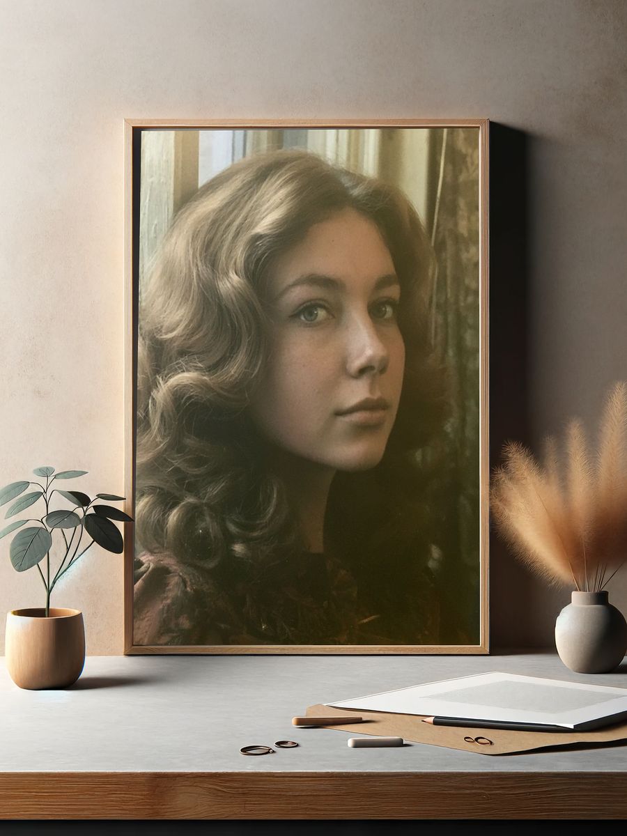 Vintage Portrait Photography Poster. — room view 2