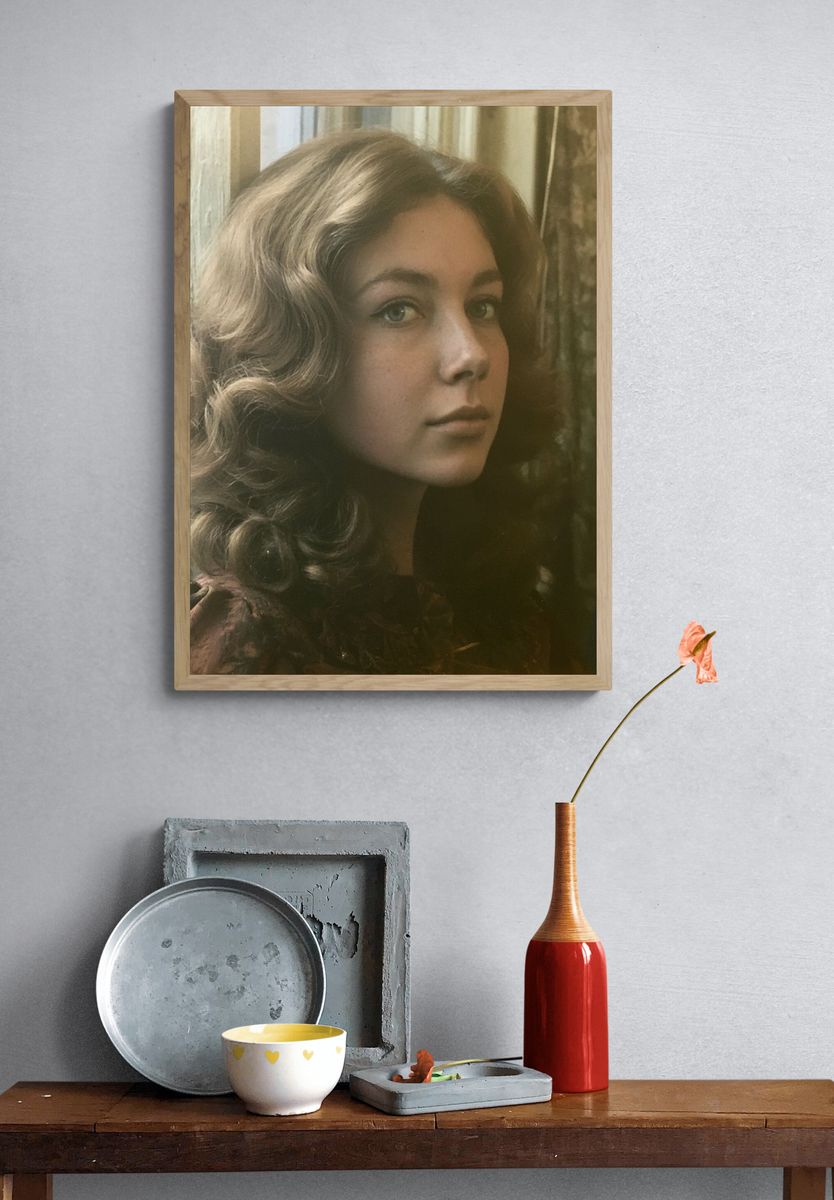 Vintage Portrait Photography Poster. — room view 3