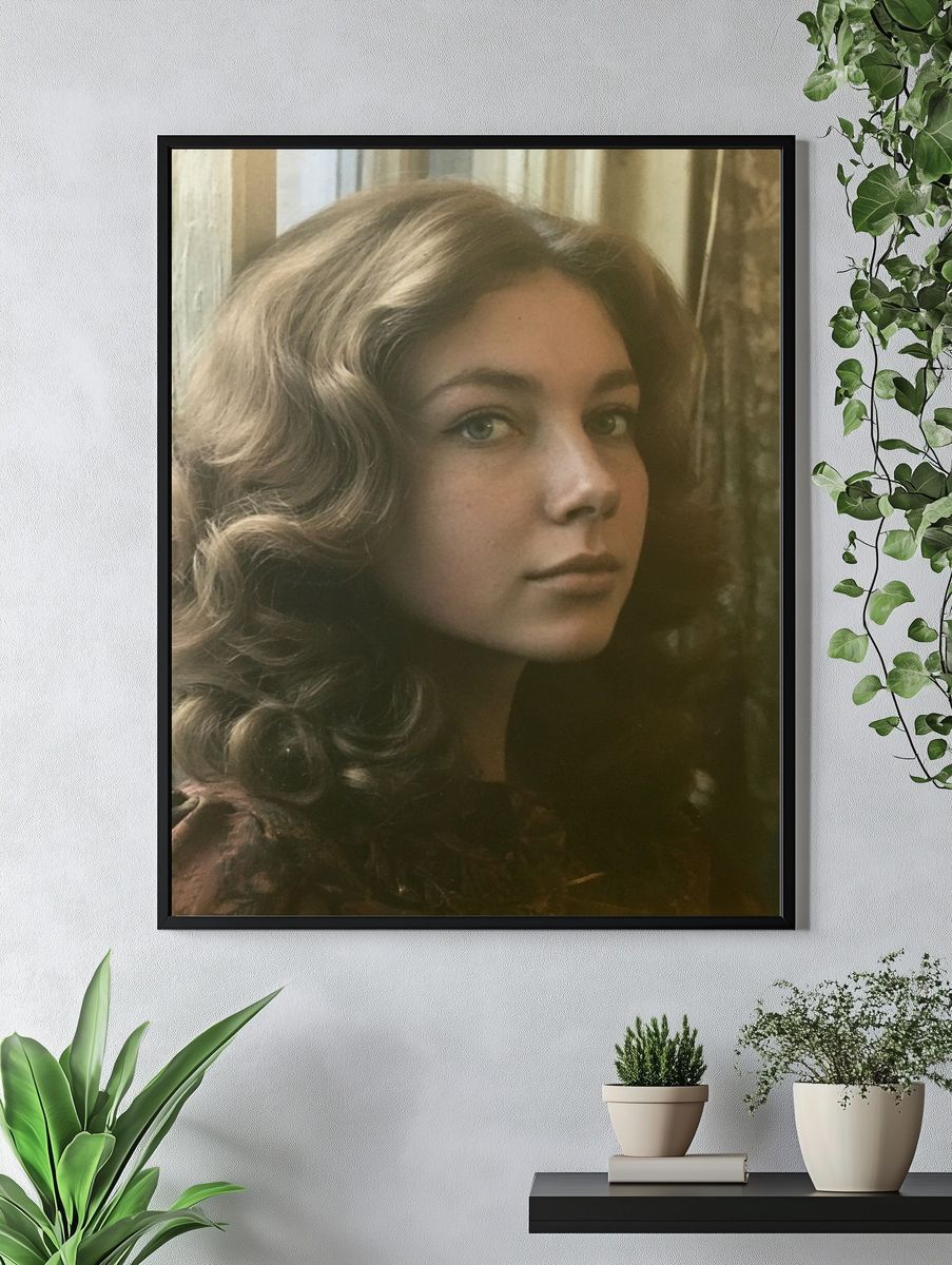 Vintage Portrait Photography Poster. — room view 4