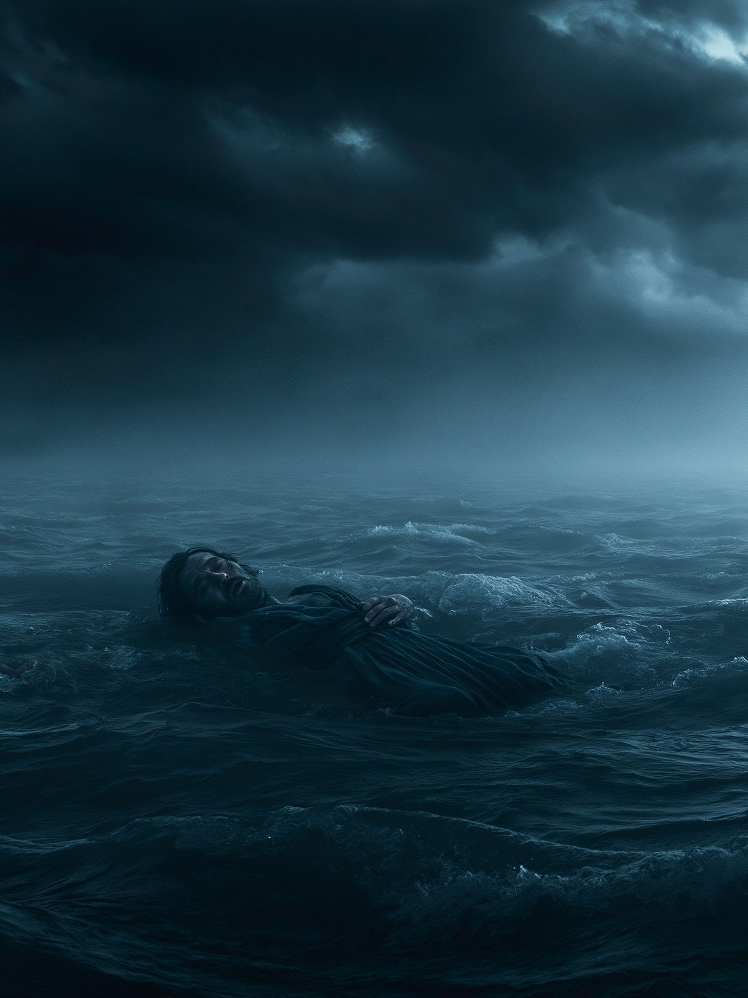 Stormy Sea Rescue Photography Poster. poster — photography art