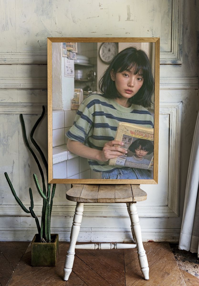Portrait in a Kitchen — Photography Print. — room view 1