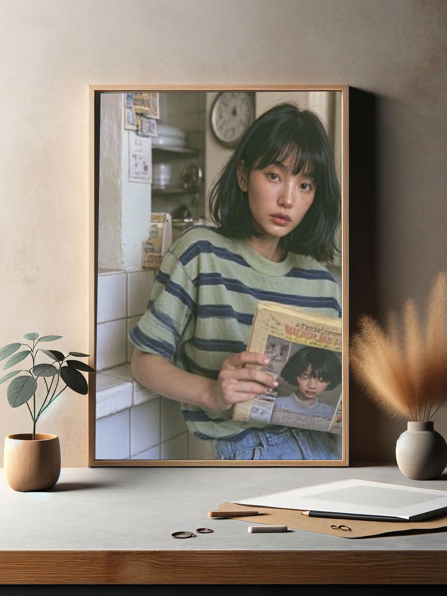 Portrait in a Kitchen — Photography Print. — room view 2
