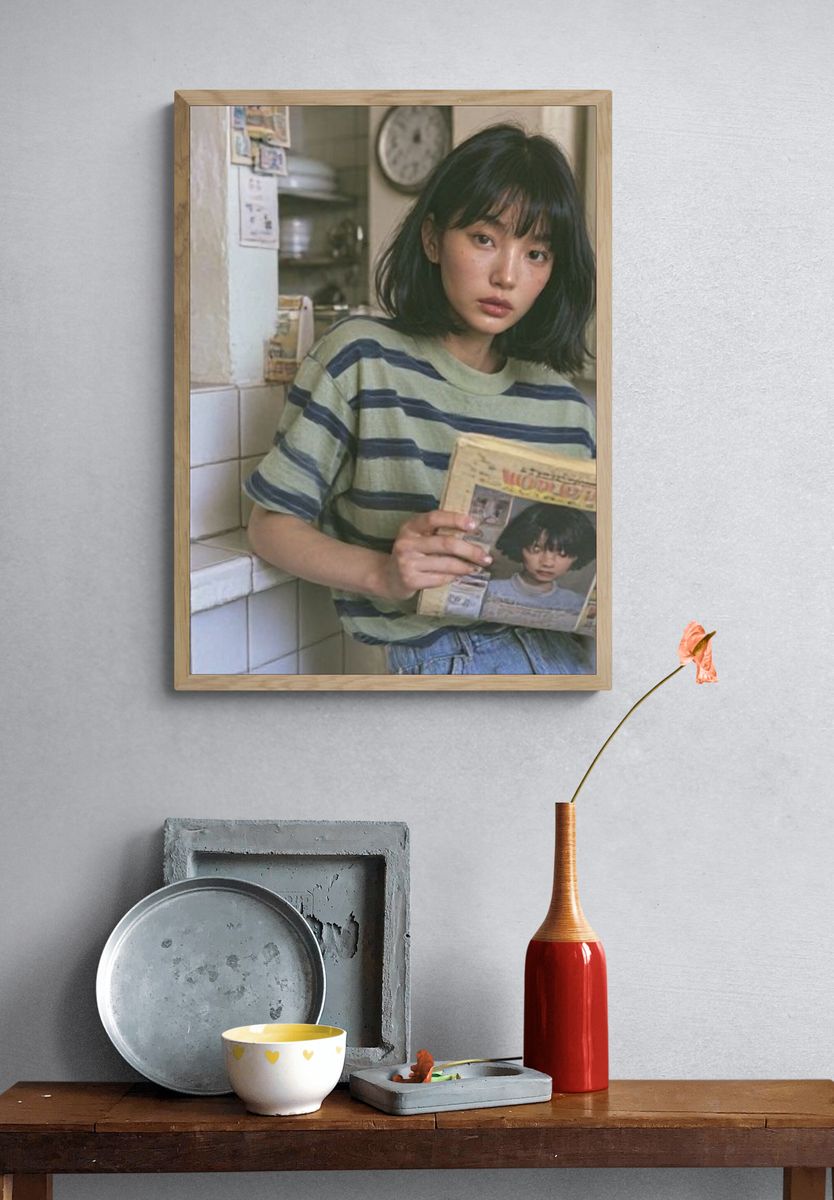 Portrait in a Kitchen — Photography Print. — room view 3