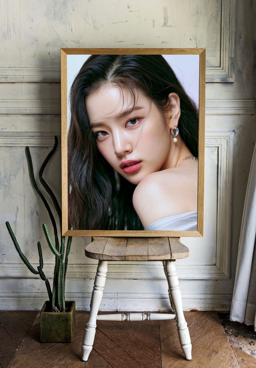 Elegant Woman Portrait Poster. room preview
